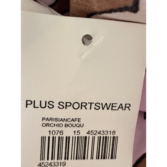 Cato Parisian Cafe Orchid Bouq Maxi Skirt Pink Brown XL NWT Pockets Garden Party - Picture 8 of 10